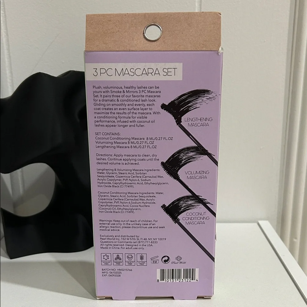 Smoke & Mirrors 3-Piece Mascara Set